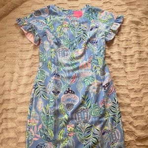 EUC Kerstin Stretch Shift Size 6 Lapis Lanterns